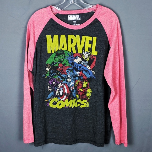 Marvel Other - Marvel Comics baseball tee (C8)